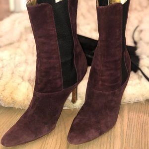 Dolce & Gabbana Suede Booties SZ 39.5